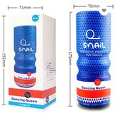 Sản Phẩm Chính Hãng Loại 1 - Cốc Massage hỗ trợ sinh lý cho nam, rung tê sướng, SNAIL 175mm x 70mm - nhiều chế độ, sạc p