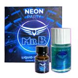 Bản Nhập Khẩu Cao Cấp - Combo Dung Dịch Hít Thư Giãn Neon Party Xanh Dạ Quang 50ml Mỹ Chai 40ml + 10ml MRB - hương dịu, 
