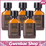 Chai Hít Tăng Khoái Cảm Kích Thích Bao Phê King Gold Leather Cleaner Poppers - 24ml - 5 Pack - Gwenshop Chính Hãng