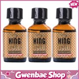 Chai Hít Tăng Khoái Cảm Kích Thích Bao Phê King Gold Pentyl Poppers - 24ml - 3 Pack - Gwenshop Chính Hãng