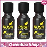 Chai Hít Tăng Khoái Cảm Kích Thích Bao Phê Rush Black Label Pentyl Poppers - 15ml - 3 Pack - Gwenshop Chính Hãng