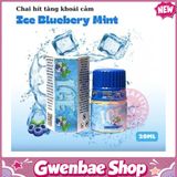 Chai Hít Tăng Khoái Cảm Kích Thích Bao Phê Popper Ice Blueberry Mint 20ml Hương Bạc Hà Sảng Khoái - Gwenshop Chính Hãng