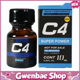 Chai Hít Tăng Khoái Cảm Kích Thích Bao Phê Popper C4 Blue 10ml Mỹ tăng khoái cảm trải nghiệm - Gwenshop Chính Hãng