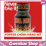 Chai Hít Cực Mạnh Lên Đỉnh Nhanh Popper Hell Fire 10ml USA PWD - Gwenshop Chính Hãng