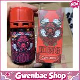 Chai Hít Thư Giãn Bay Phê Cho Cặp Đôi Popper King đầu trâu USA 40ml dành cho Top Bot Nam Nữ - Gwenshop Chính Hãng