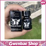 Chai Hít Nhập Khẩu Tăng Cảm Giác Lên Mây Popper Man At Play đen 10ml chính hãnh dành cho Top Bot loại mạnh - Gwenshop Chính Hãng