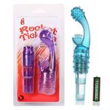 Rocket Ticklers - Mini Máy Rung Cầm Tay Thiết Kế Đầu Cong Ôm Sát Kích Thích Điểm Nhạy Cảm Chính Hãng Giao Kín