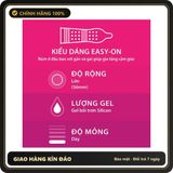 Bao cao su Durex Pleasuremax gân và gai hộp 3 chiếc chính hãng - có gai nổi, hộp 3 cái, có hương thơm - giao hàng che tên kín đáo