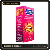Bao cao su Durex Pleasuremax gân và gai hộp 12 chiếc chính hãng - có gai nổi, hộp 12 cái, có hương thơm - giao hàng che tên kín đáo