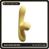 Dương vật giả đa năng Mizzzee DouDou Long chính hãng - sạc usb, có sưởi ấm, rung êm không tiếng động - giao hàng che tên kín đáo