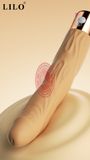 Dương vật giả cầm tay bẻ cong siêu rung Lilo Helen chính hãng - silicone y tế, chất liệu an toàn cho da, dễ vệ sinh - giao hàng che tên kín đáo