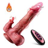 Dương vật giả Haku 4in1 rung nhấp chuyển động đẩy tới và lui nhiệt chính hãng - 9 chế độ rung, rung nhấp chuyển động đẩy tới và lui tự động, có sưởi ấm - giao hàng che tên kín đáo