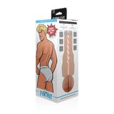 Âm Đạo Cốc Fleshjack Fantasy Power Bottom Boy Stroker chính hãng - sạc USB, rung êm không tiếng động, chất liệu an toàn cho da - giao hàng có sẵn