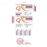 Viên nén đặt âm đạo Mipogynax - Điều trị viêm âm đạo do vi khuẩn và nấm cho phụ nữ - bản tiêu chuẩn