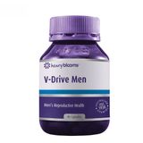 Viên uống Henry Blooms V-Drive Men - Hỗ trợ sinh lý và tăng cường sức khỏe nam giới trưởng thành.