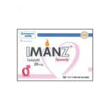 Viên uống Imanz Speedy 20mg - Điều trị rối loạn cương dương cho nam giới trưởng thành