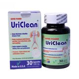 Viên uống Super Power UriClean 30 viên - Hỗ trợ sức khỏe tiết niệu, ngăn ngừa viêm nhiễm cho người lớn.
