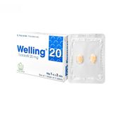 Viên uống Welling 20mg - Điều trị rối loạn cương dương ở nam giới trưởng thành - giao nhanh