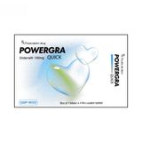 Viên uống Powergra Quick 100mg - Điều trị rối loạn sinh lý nam hiệu quả cho nam giới trưởng thành