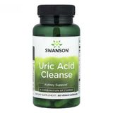 Viên uống Swanson Uric Acid Cleanse hỗ trợ đào thải acid uric, bảo vệ thận và gan cho người lớn.