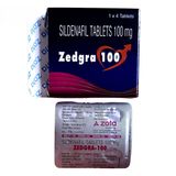 Viên uống Zedgra 100mg - Điều trị rối loạn sinh lý nam hiệu quả cho nam giới trưởng thành - giao nhanh