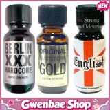 Chai Hít Tăng Khoái Cảm Kích Thích Bao Phê Popper Berlin-Amsterdam-English - 25ml Aroma Multi - Gwenshop Chính Hãng
