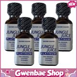 Chai Hít Tăng Khoái Cảm Kích Thích Bao Phê Jungle Juice Platinum Leather Cleaner Poppers - 25ml - 5 Pack - Gwenshop Chính Hãng
