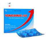 Viên uống Vingoric-50 Cian Healthcare 50mg - điều trị rối loạn sinh lý nam, nhanh về đích cho nam giới trưởng thành - đóng gói kín