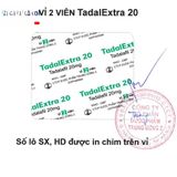 viên uống TadalExtra 20mg - điều trị rối loạn sinh lý nam hiệu quả cho nam giới - chính hãng