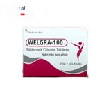 Viên uống Welgra-100 100mg - điều trị rối loạn sinh lý nam hiệu quả cho nam giới - bản tiêu chuẩn