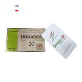 Viên uống Donaton 20mg - Điều trị rối loạn sinh lý nam cho nam giới - bản tiêu chuẩn