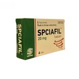 Viên uống Spciafil 20mg - điều trị rối loạn sinh lý nam cho nam giới từ 18 tuổi - bản tiêu chuẩn