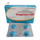 Viên uống Temptcure-100 100mg - điều trị rối loạn sinh lý nam cho nam giới - mẫu mới