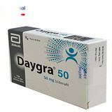 Viên uống Daygra 50mg - điều trị rối loạn sinh lý nam hiệu quả cho nam giới - đóng gói kín