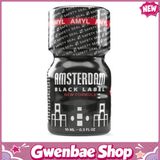 Chai Hít Tăng Khoái Cảm Kích Thích Bao Phê Popper Amsterdam Black Label 10ml - Gwenshop Chính Hãng