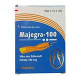 Viên uống Majegra-100 100mg - Điều trị rối loạn sinh lý nam hiệu quả cho nam giới - bản tiêu chuẩn