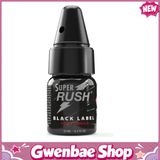 Chai Hít Cực Mạnh Lên Đỉnh Nhanh Popper Super Rush Black Label 10ml met Adapter - Gwenshop Chính Hãng