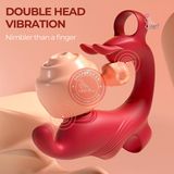 Máy rung ngón tay Rabbit 2 đầu kích thích chính hãng - 9 mức rung, rung êm không tiếng động, silicone cao cấp - giao hàng che tên kín đáo