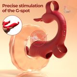 Máy rung ngón tay Rabbit 2 đầu kích thích chính hãng - 9 mức rung, rung êm không tiếng động, silicone cao cấp - giao hàng che tên kín đáo