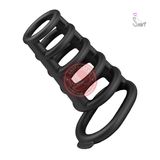 Vòng đeo dương vật hình rọ silicon Pretty Love Rodrigo chính hãng - sạc USB, silicone mềm mại, chất liệu an toàn cho da - giao hàng che tên kín đáo