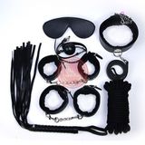 Bộ dụng cụ 7 món chơi bdsm Màu tím chính hãng - chất liệu an toàn cho da, dễ vệ sinh, êm ái khi dùng - giao hàng che tên kín đáo