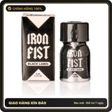 Popper Chính Hãng Tăng Cảm Xúc Cho Cuộc Yêu Iron Fist Poppers Black Label 10ml - Snapshop Chính Hãng