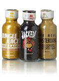 Tinh Dầu Hít Thư Giãn Dành Cho Người Lớn Jungle Juice Poppers Combo 30ml – Jungle Juice Triple Distilled Gold / JackeD! Original Formula / Amsterdam Real Gold Extra St - Snapshop Chính Hãng