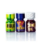 Tinh Dầu Hít Thư Giãn Dành Cho Người Lớn Super Hero Combo Hulk Ultra Strong Black Tiger Gold Poppers 3x 10ml - Snapshop Chính Hãng