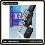 Bao cao su Jiuuy 002 Water Moisture siêu mỏng chính hãng - siêu mỏng 0.02mm, nhiều gel bôi trơn, hộp 10 cái - giao hàng che tên kín đáo