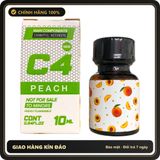 Popper Chính Hãng Tăng Cảm Xúc Cho Cuộc Yêu Popper C4 10ml hương đào tươi mát cuồng nhiệt (Mới) - Snapshop Chính Hãng