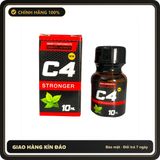 Popper Chính Hãng Tăng Cảm Xúc Cho Cuộc Yêu Popper C4 Stronger 10ml hương thơm bạc hà độ mạnh gấp đôi (Mới) - Snapshop Chính Hãng