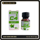 Popper Chính Hãng Tăng Cảm Xúc Cho Cuộc Yêu Popper C4 Mint 10ml hương thơm bạc hà cực mạnh (mới) - Snapshop Chính Hãng