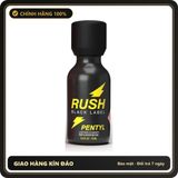 Popper Chính Hãng Tăng Cảm Xúc Cho Cuộc Yêu Popper Rush Black Label Pentyl 15ml - Snapshop Chính Hãng