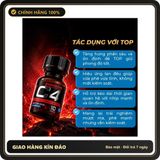Popper Hàng Chuẩn Dùng Cho Nam Và Nữ Popper PWD USA C4 Red - Chai 10ml - Snapshop Chính Hãng